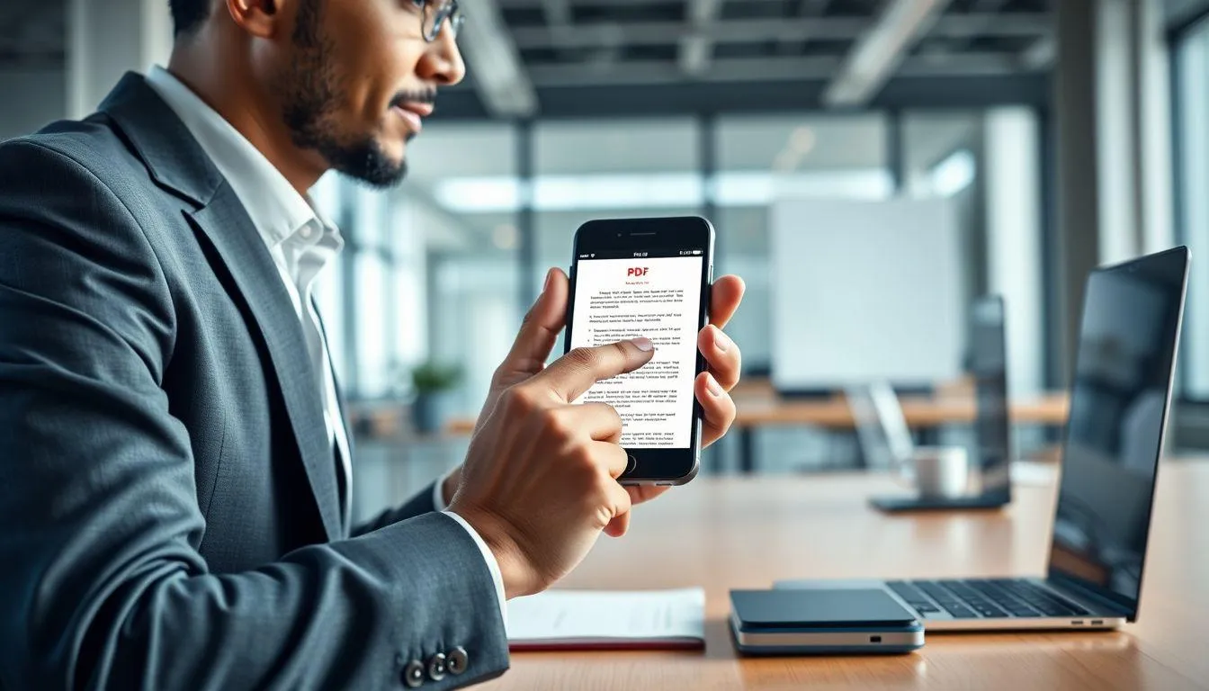 Keunggulan Edit PDF di Perangkat Mobile (c) Ilustrasi AI