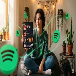 Tips Membuat Playlist Spotify yang Menarik (c) Ilustrasi AI
