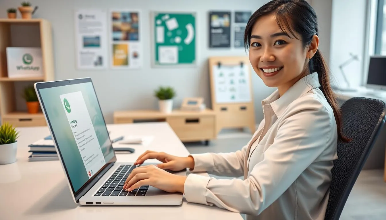 Manfaat Menguasai Cara Enter di WhatsApp Web (c) Ilustrasi AI