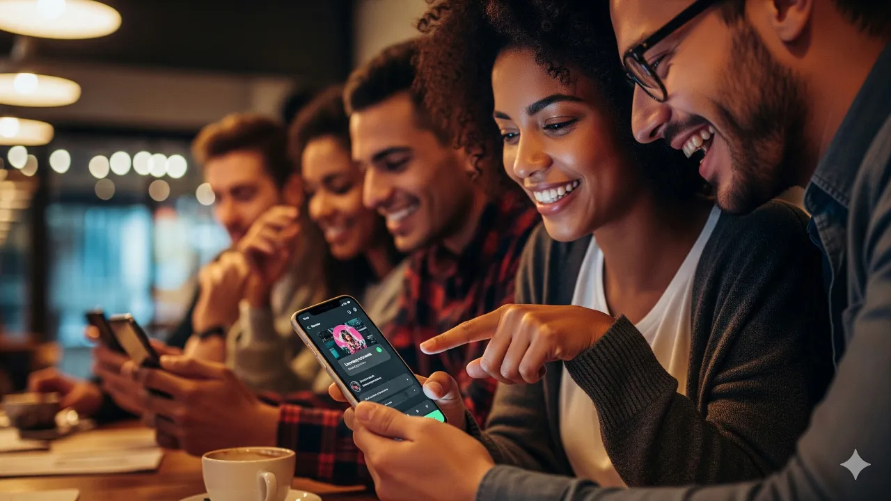 Tips Penggunaan Fitur Sosial Spotify (c) Ilustrasi AI