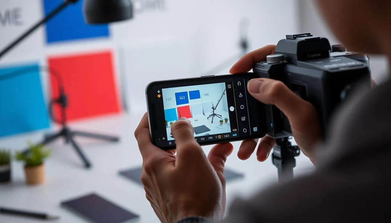 Menggunakan PhotoRoom untuk Background Biru atau Warna Solid (c) Ilustrasi AI