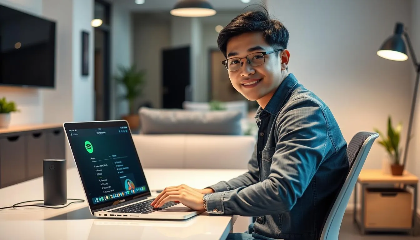 Mengganti Foto Spotify di PC dan Laptop (c) Ilustrasi AI