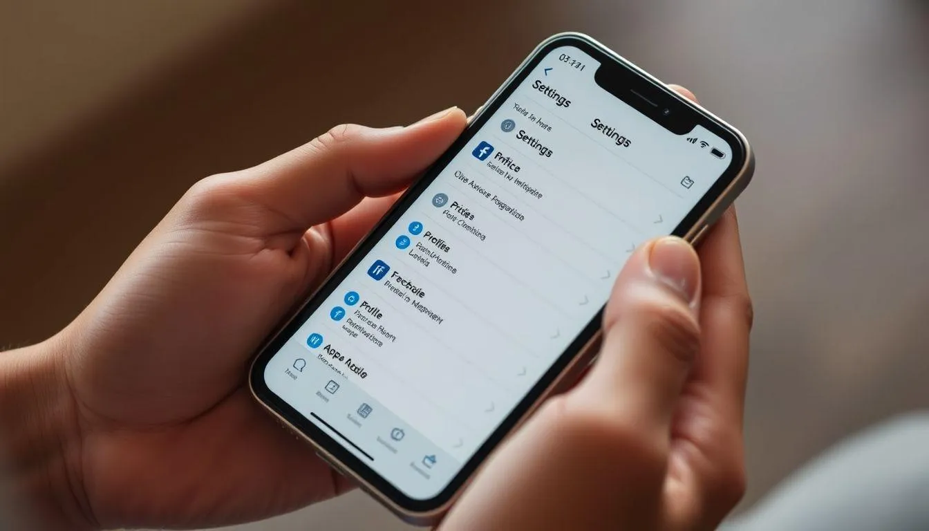 Cara Ganti Nama FB di iPhone (c) Ilustrasi AI