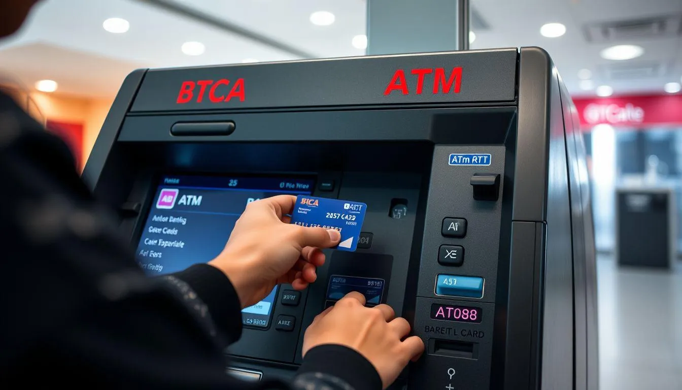 Cara Ganti Nomor HP BCA Melalui Mesin ATM (c) Ilustrasi AI