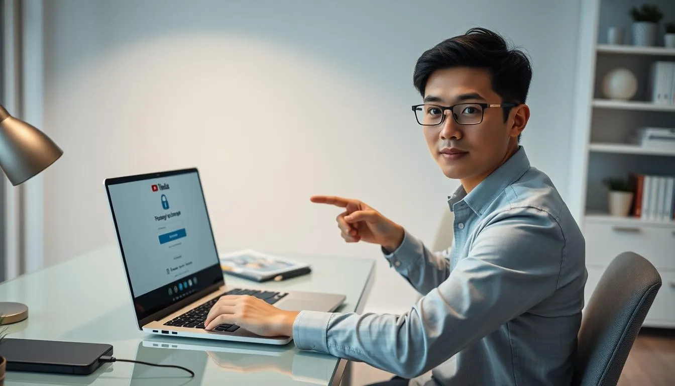 Cara Ganti Password YouTube di Perangkat Desktop (c) Ilustrasi AI