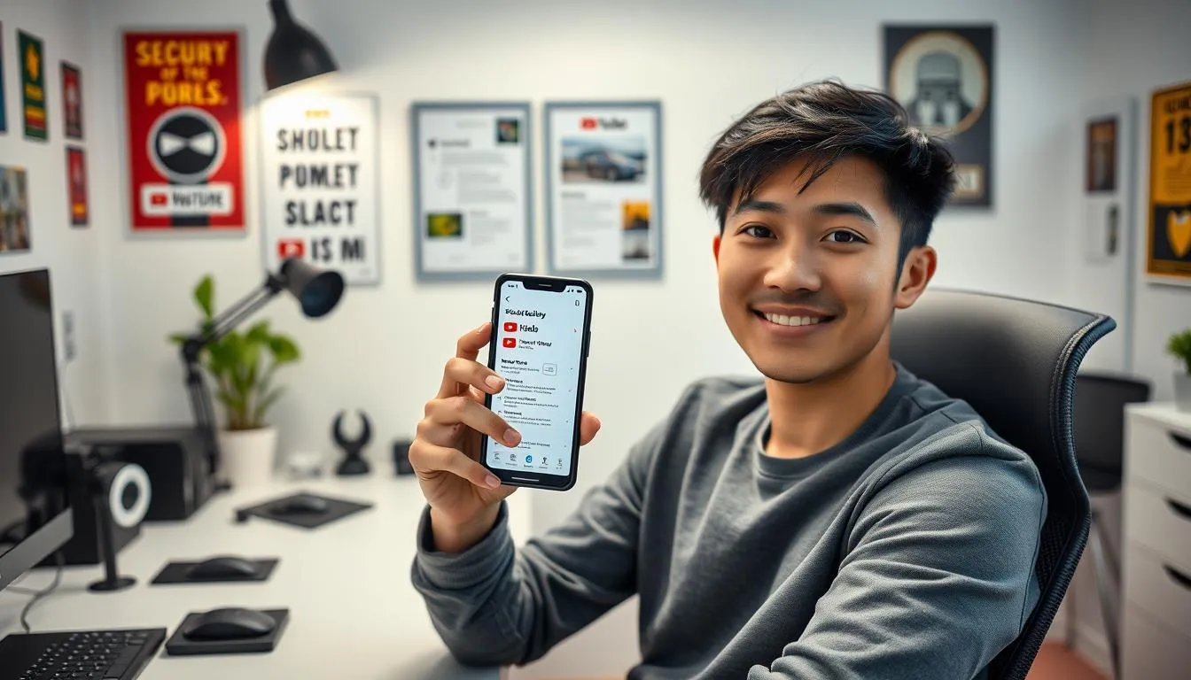 Cara Ganti Password YouTube di Perangkat Mobile (c) Ilustrasi AI