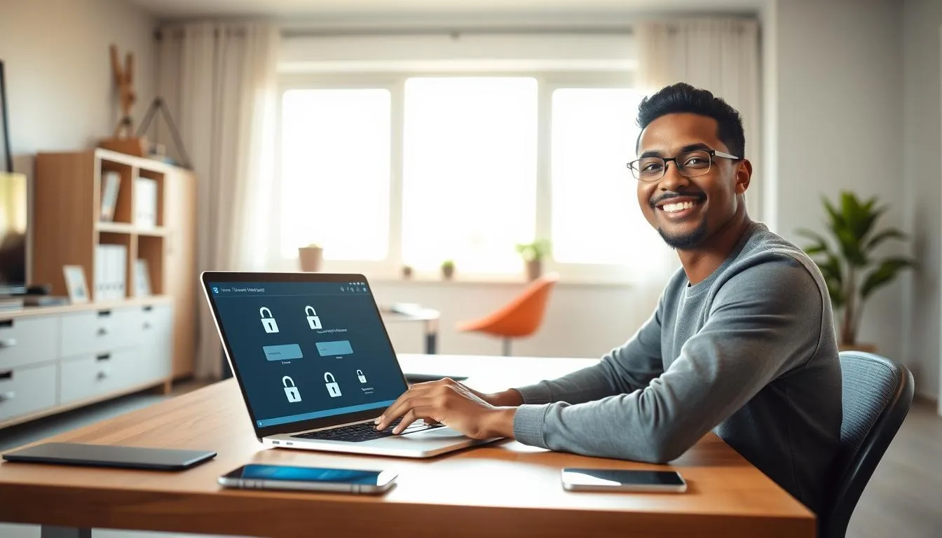 Menggunakan Pengelola Password untuk Keamanan Lebih Baik (c) Ilustrasi AI