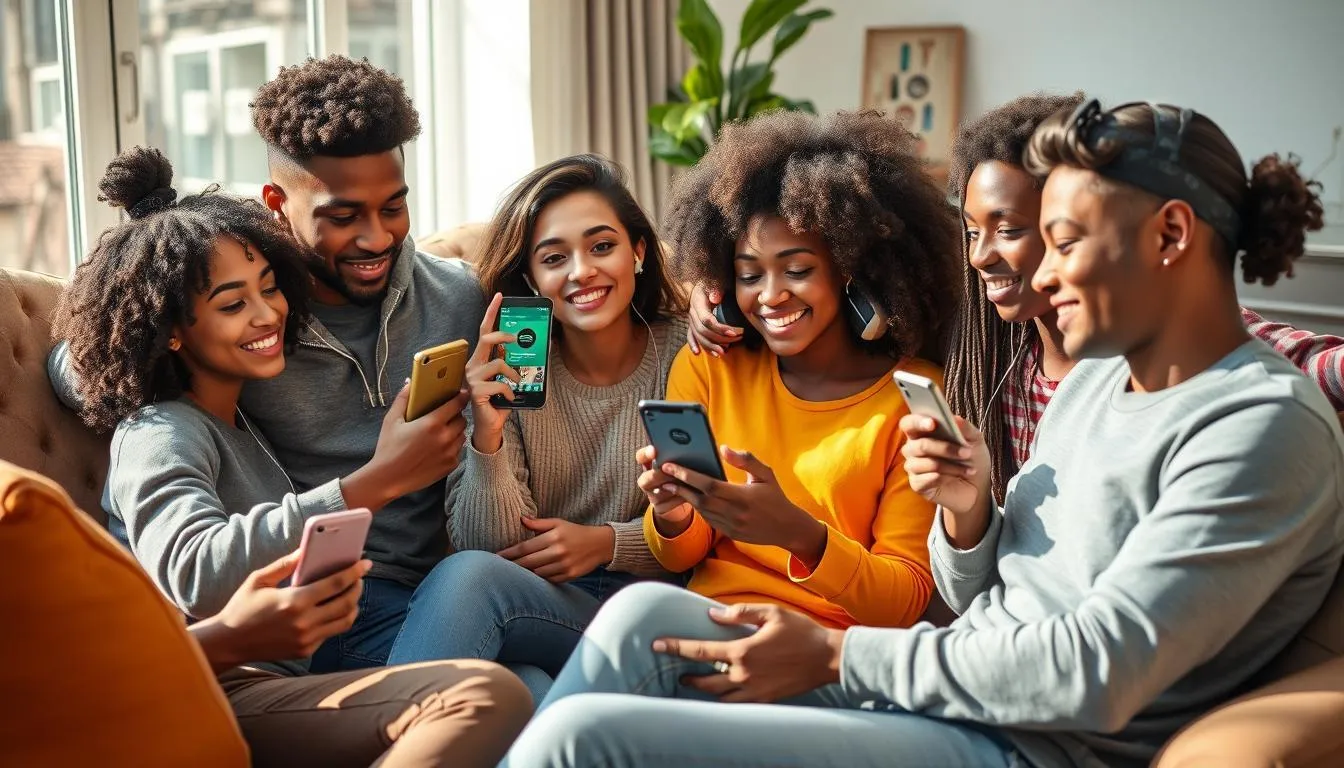 Fitur-fitur Spotify Gratis (c) Ilustrasi AI