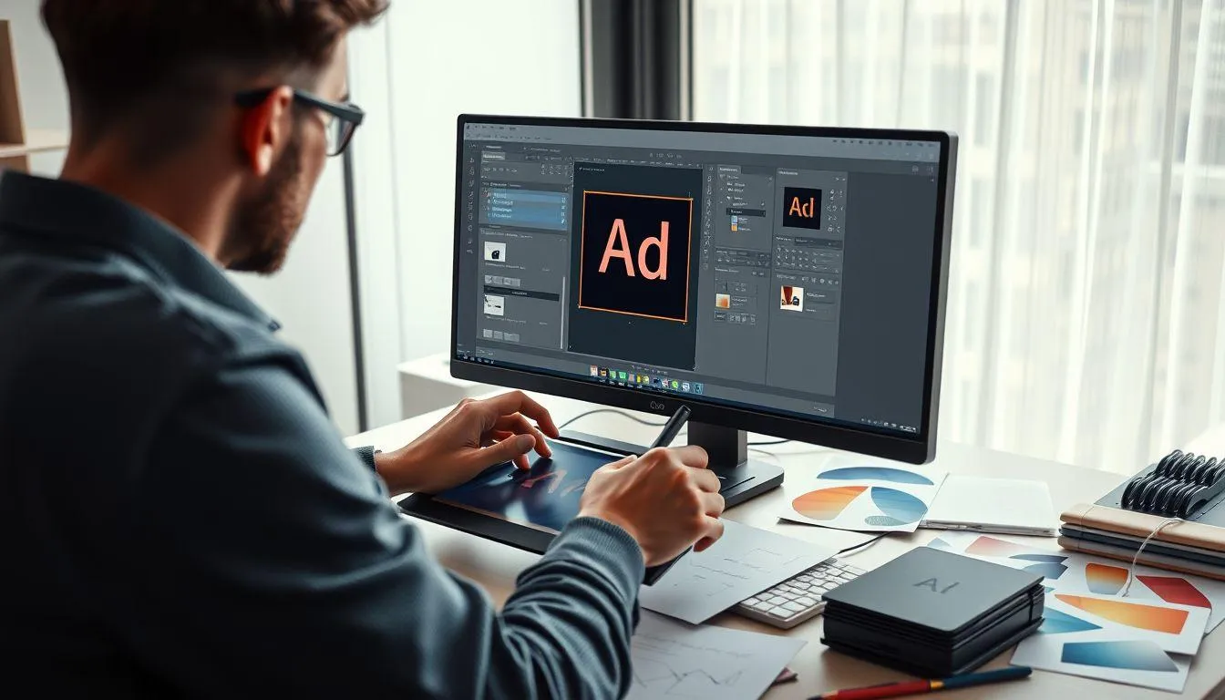 Membuat Logo dan Identitas Visual Profesional (c) Ilustrasi AI