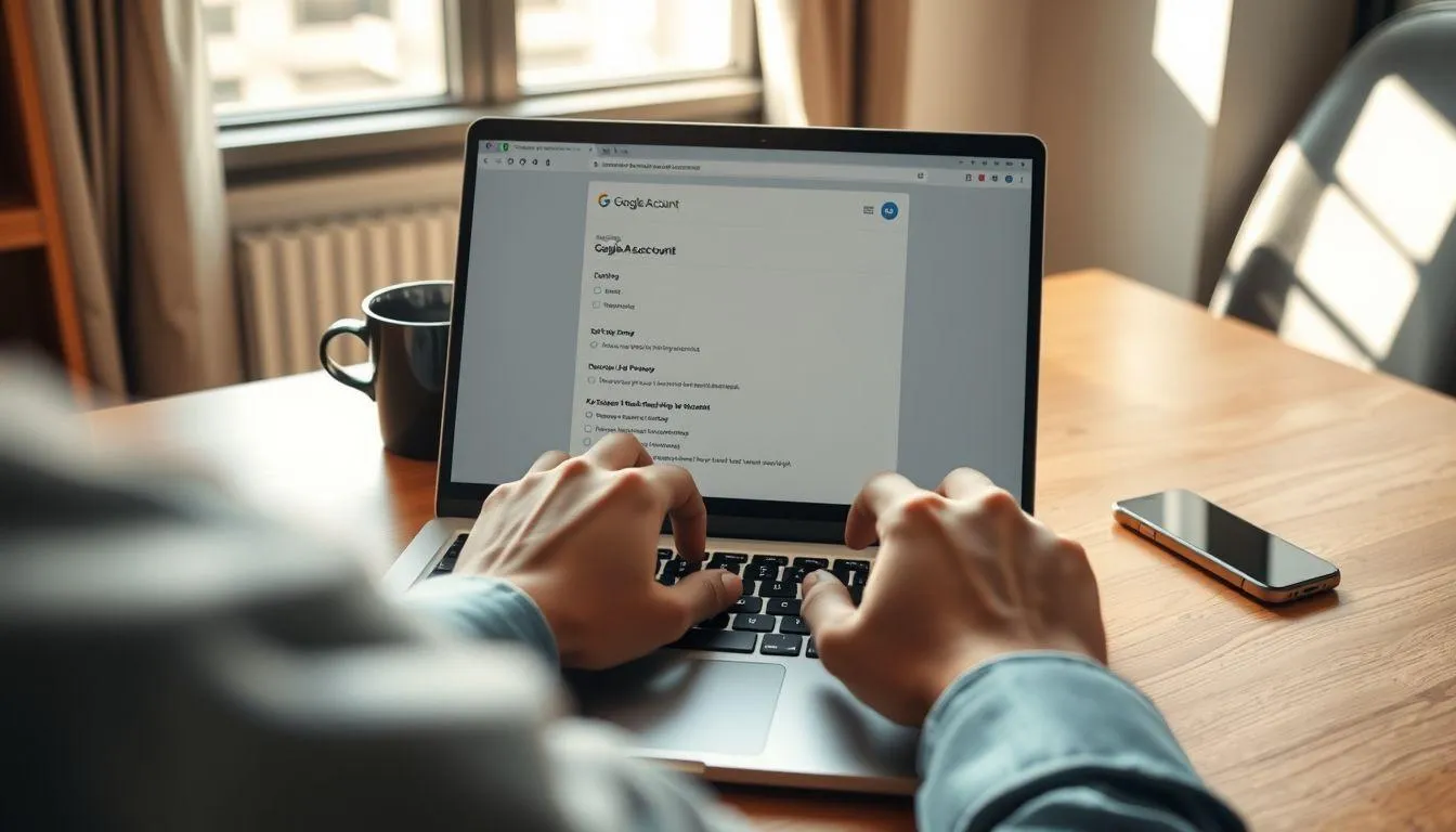 1. Cara Hapus Akun Google Secara Permanen Melalui Browser (c) Ilustrasi AI