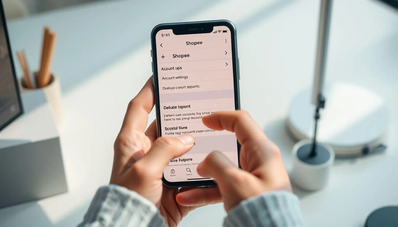 Langkah-Langkah Cara Hapus Akun Shopee Secara Permanen (credit:Image by AI)