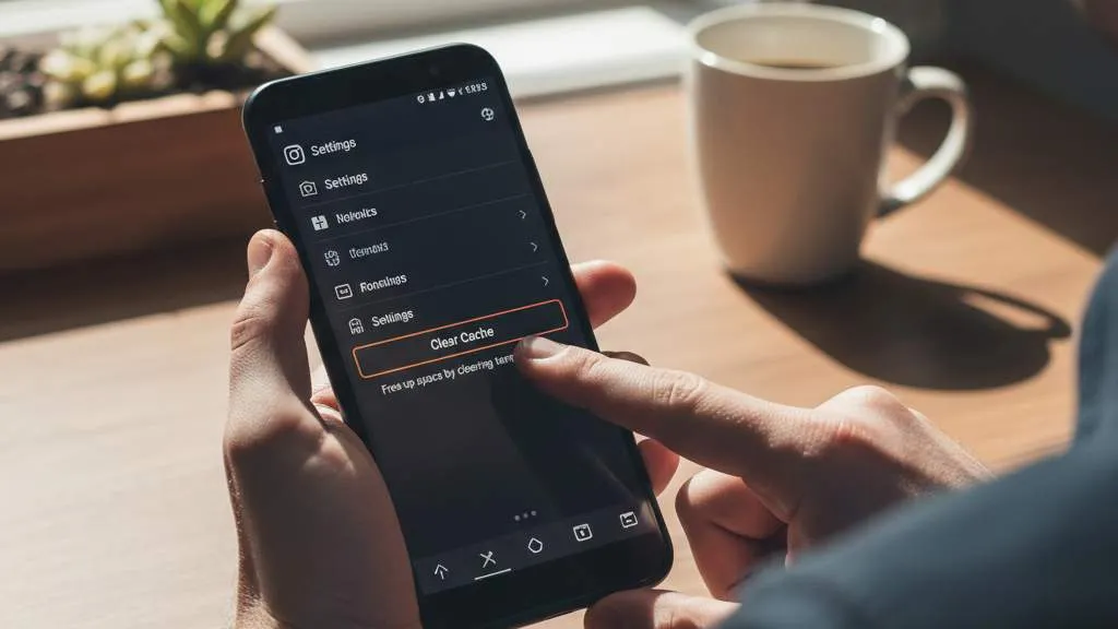 Cara Hapus Cache Instagram di Android (c) Ilustrasi AI