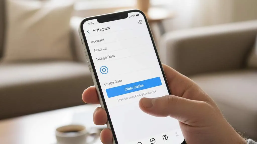 Tips Membersihkan Cache Instagram (c) Ilustrasi AI