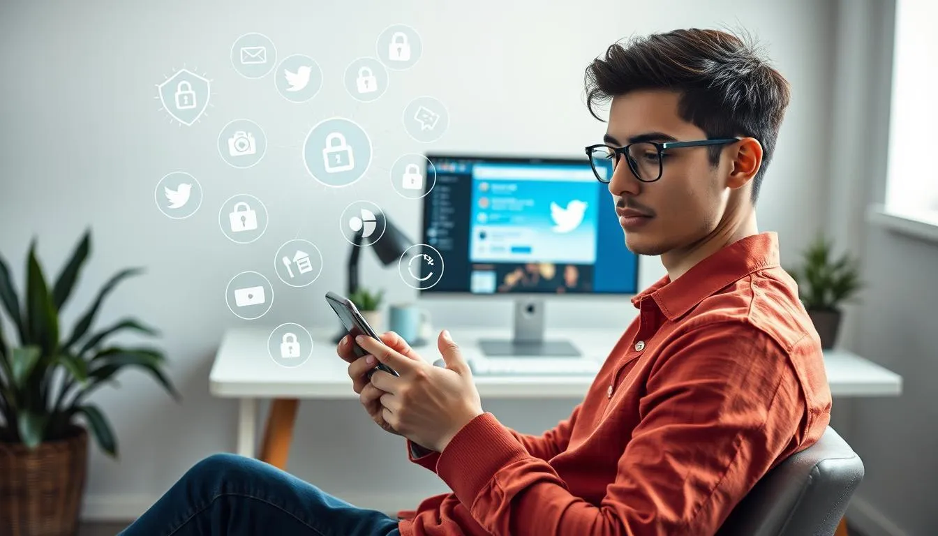 Menjaga Privasi di Twitter (c) Ilustrasi AI
