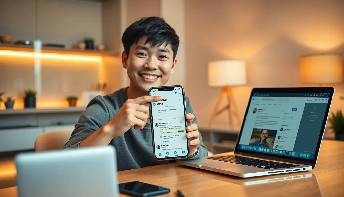 Cara Menghapus Direct Message (DM) (c) Ilustrasi AI