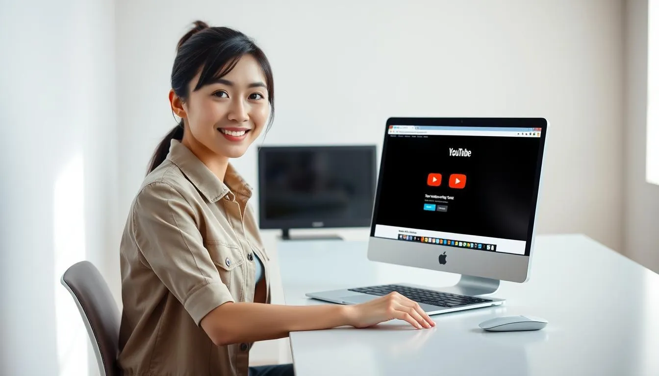 Cara Instal YouTube di Laptop Mac (c) Ilustrasi AI