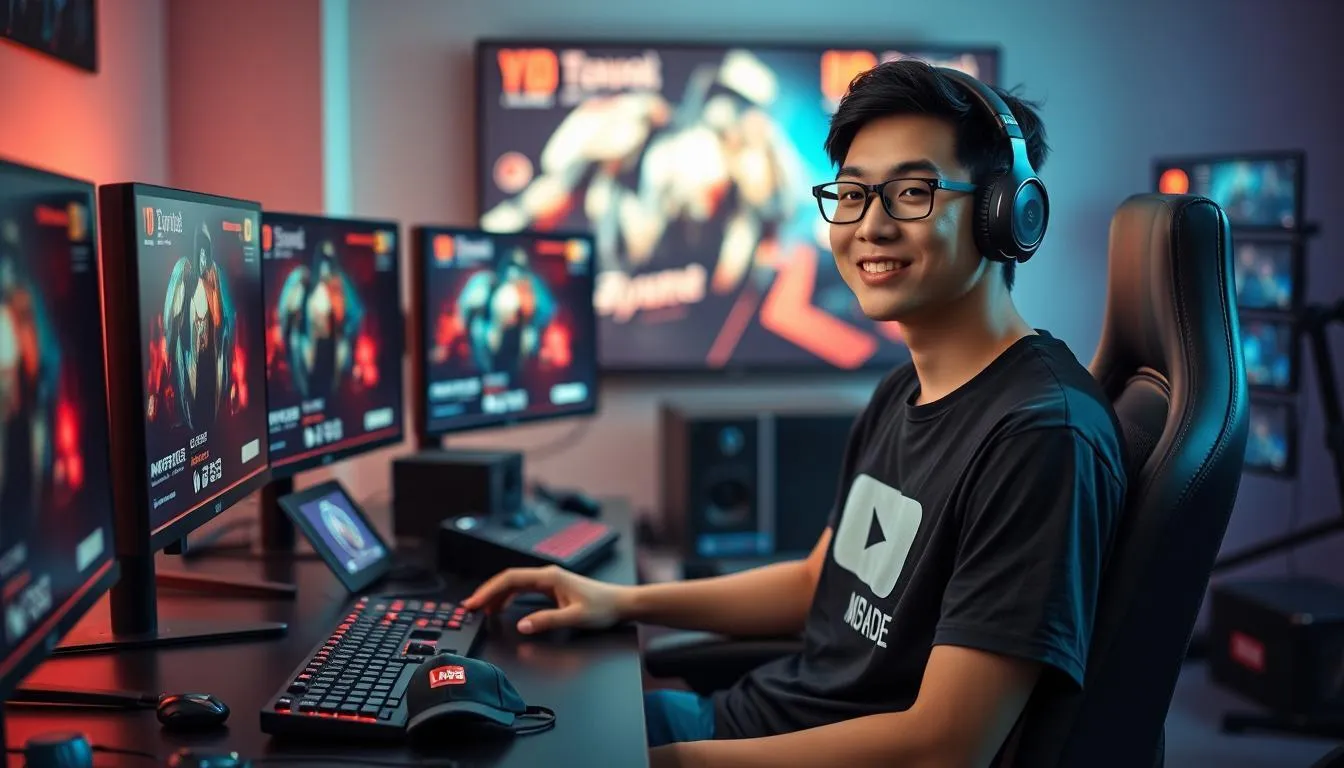 Monetisasi Channel YouTube Gaming (credit:Image by AI)