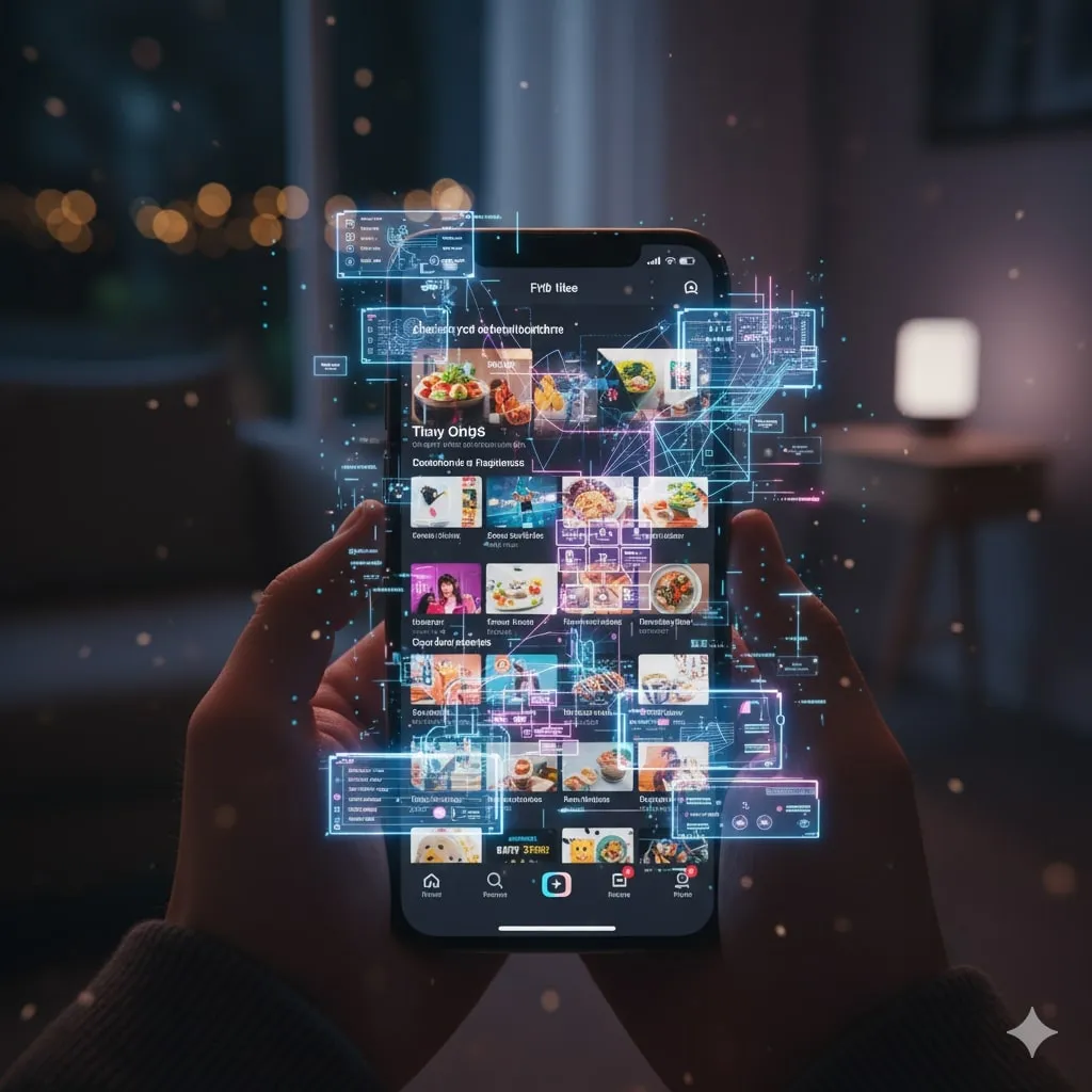 Pengertian dan Definisi Algoritma TikTok (c) Ilustrasi AI