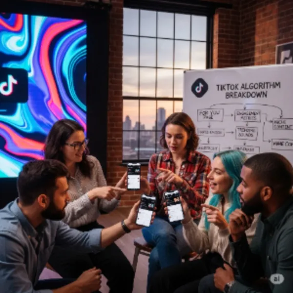 Pengertian Algoritma TikTok (c) Ilustrasi AI