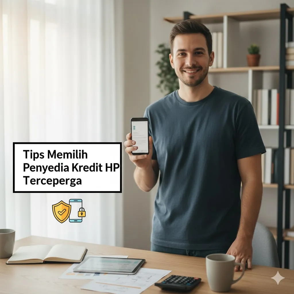 Tips Memilih Penyedia Kredit HP Terpercaya (c) Ilustrasi AI