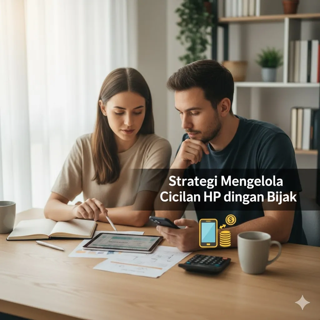 Strategi Mengelola Cicilan HP dengan Bijak (c) Ilustrasi AI