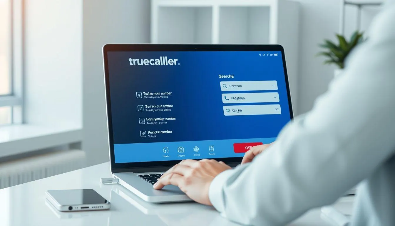 Menggunakan Truecaller Melalui Browser Web