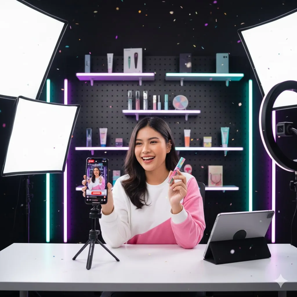 Syarat dan Ketentuan Live Streaming TikTok (c) Ilustrasi AI