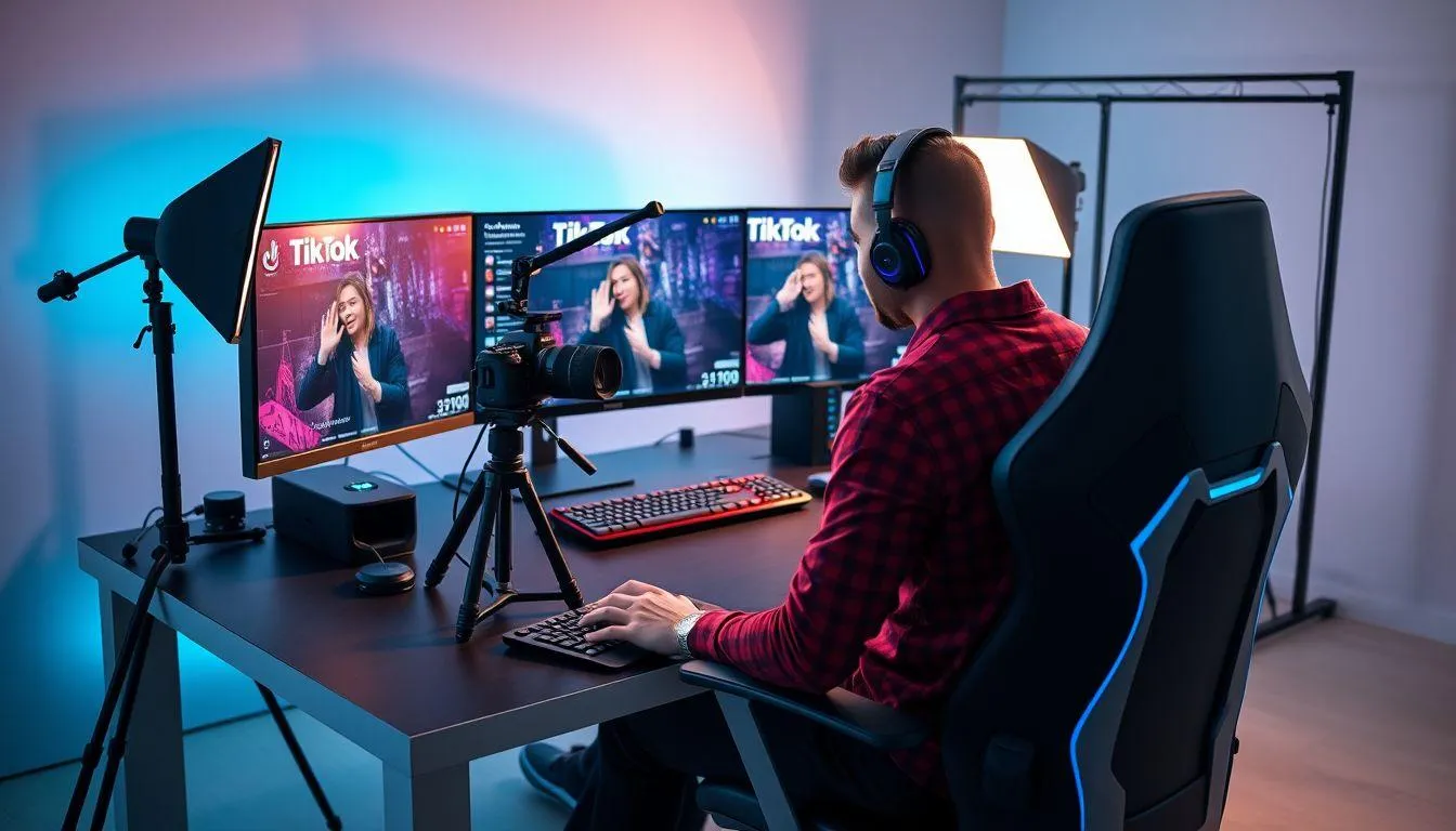 Pengertian Live Streaming TikTok di PC (credit:Image by AI)