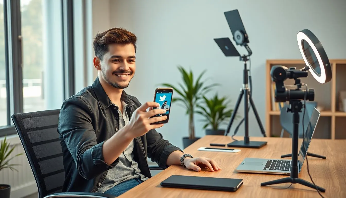 Langkah-Langkah Melakukan Live di Twitter (c) Ilustrasi AI