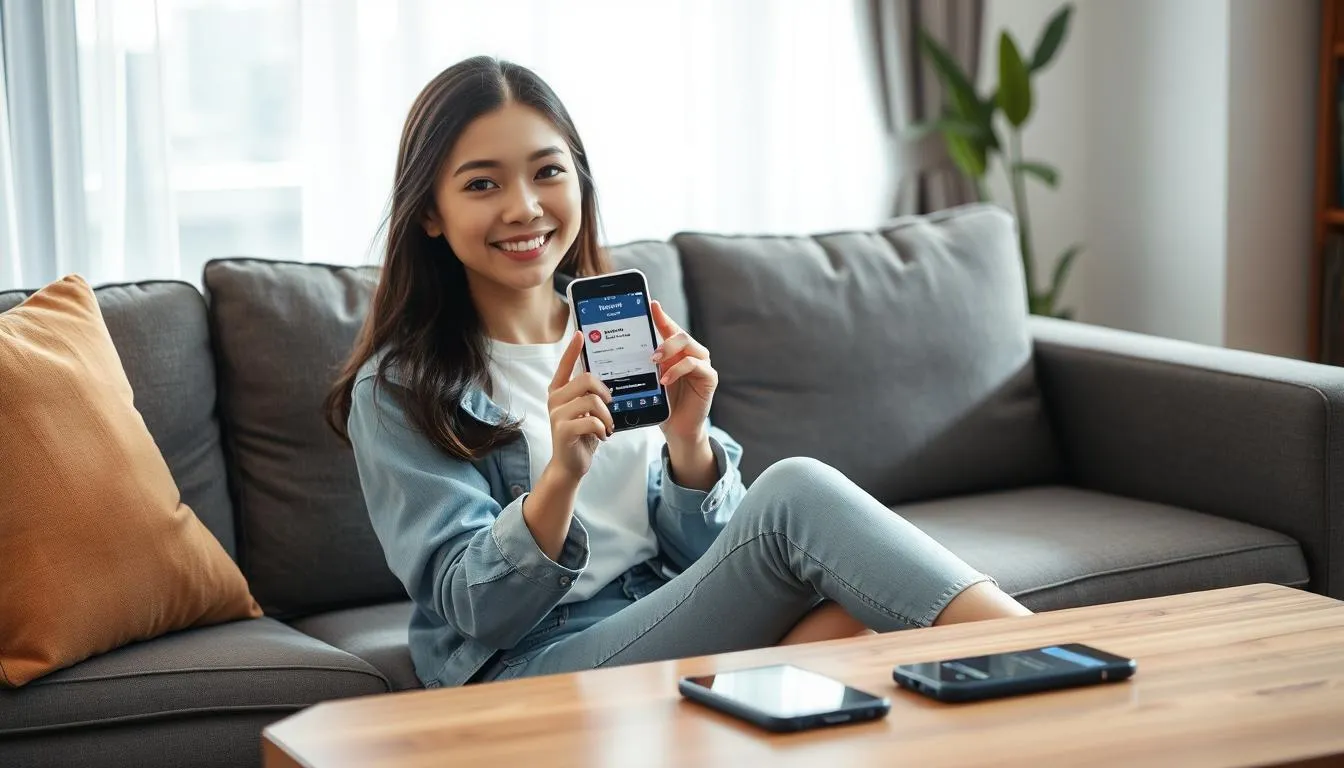 Langkah-langkah Login Instagram dari Facebook di HP (c) Ilustrasi AI