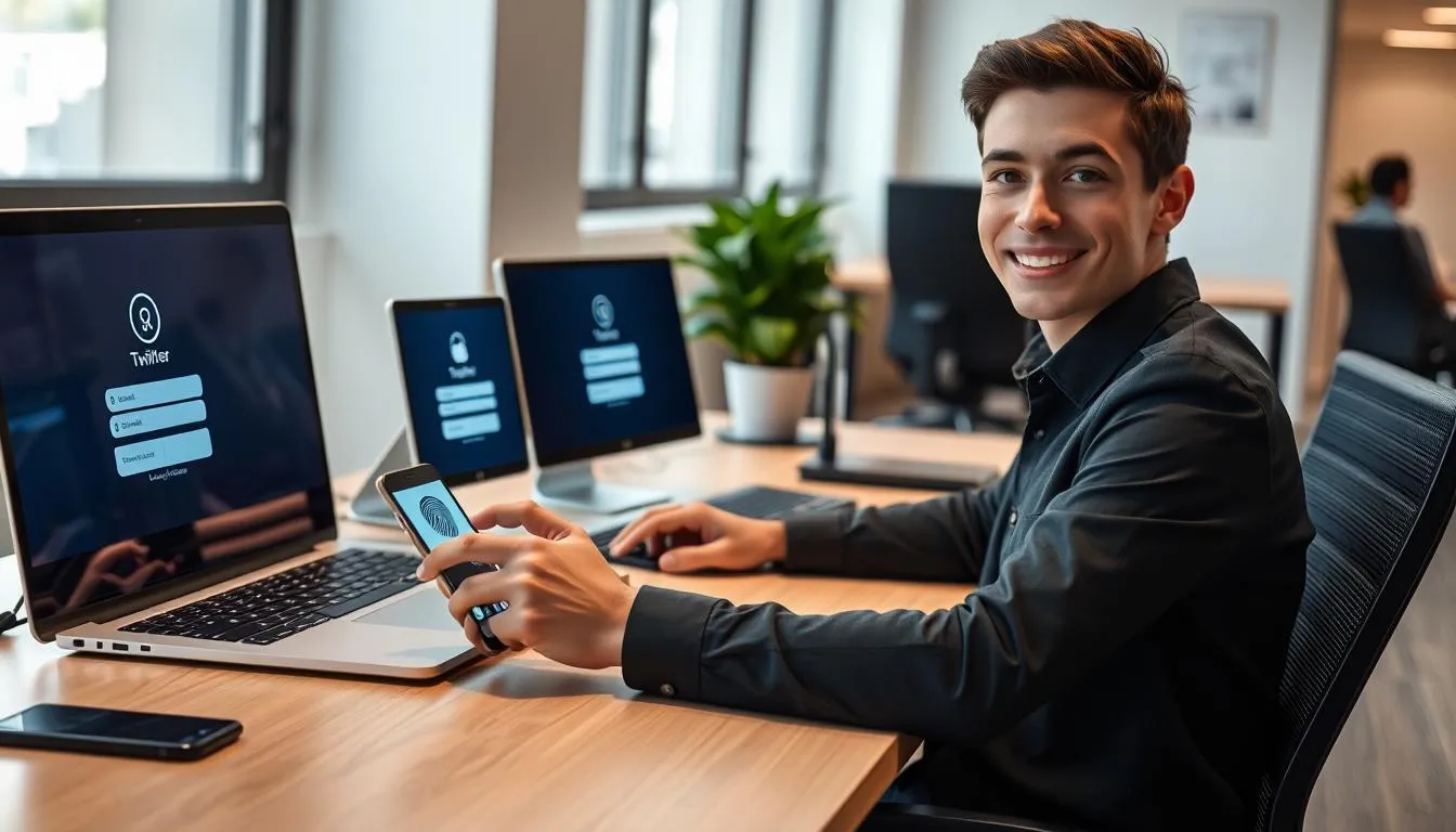 Alternatif Login Twitter Selain Facebook (c) Ilustrasi AI