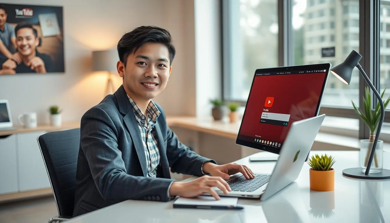 Cara Login YouTube di PC (c) Ilustrasi AI
