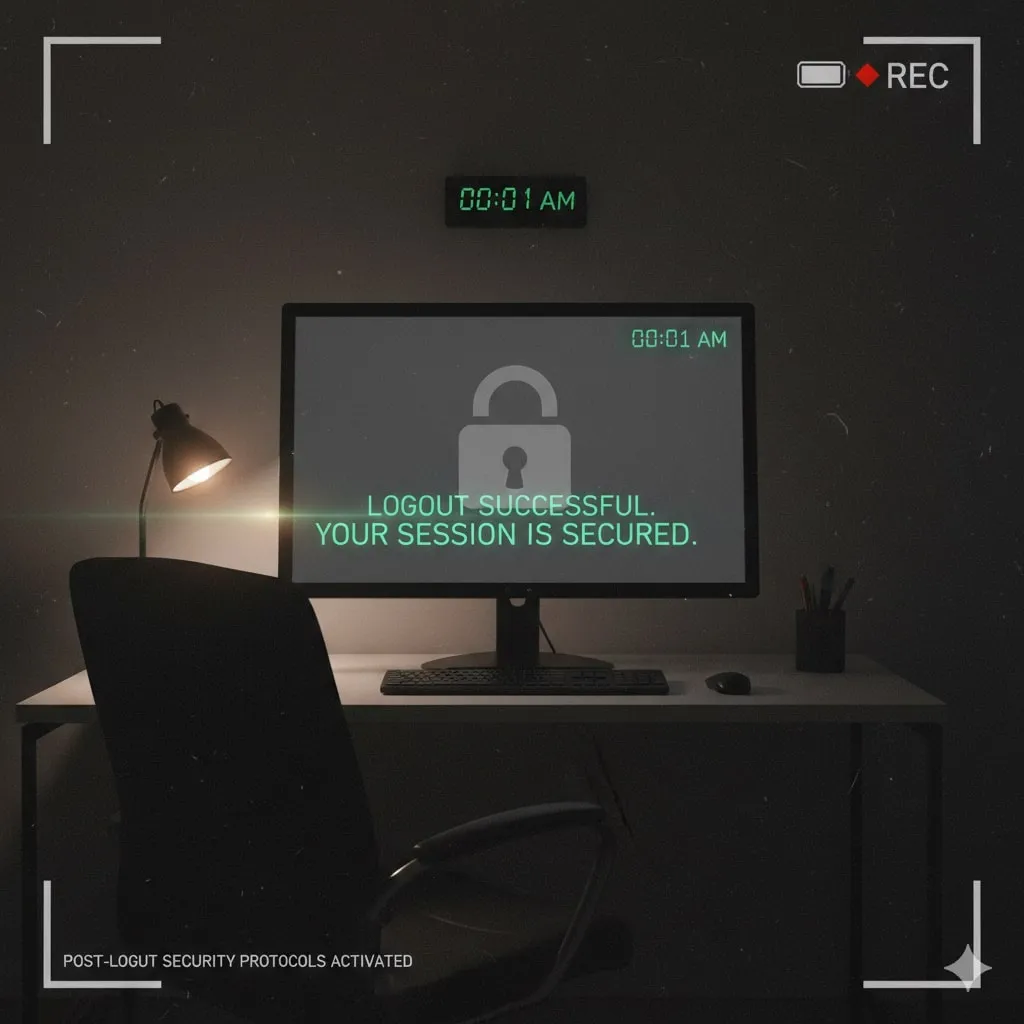 Keamanan Pasca-Logout (c) Ilustrasi AI