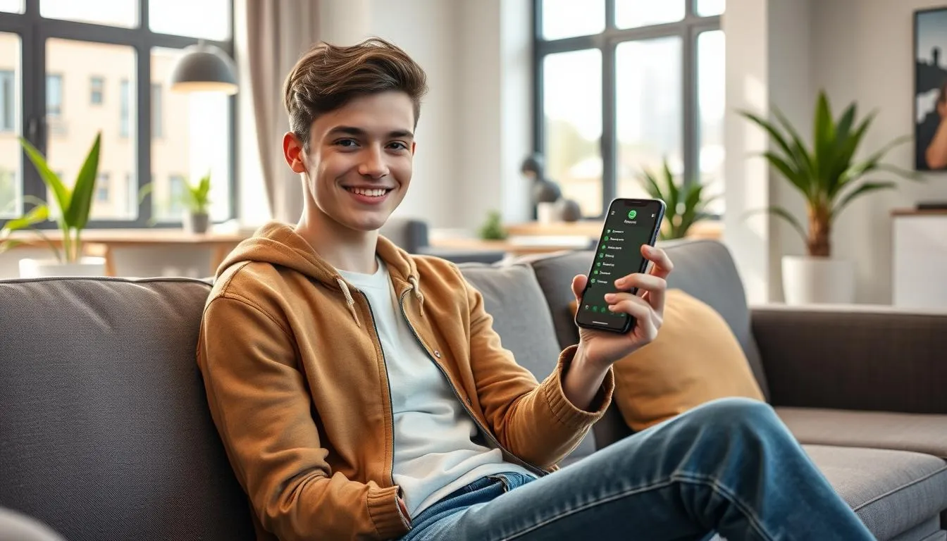 Cara Logout Spotify di Perangkat Mobile (c) Ilustrasi AI