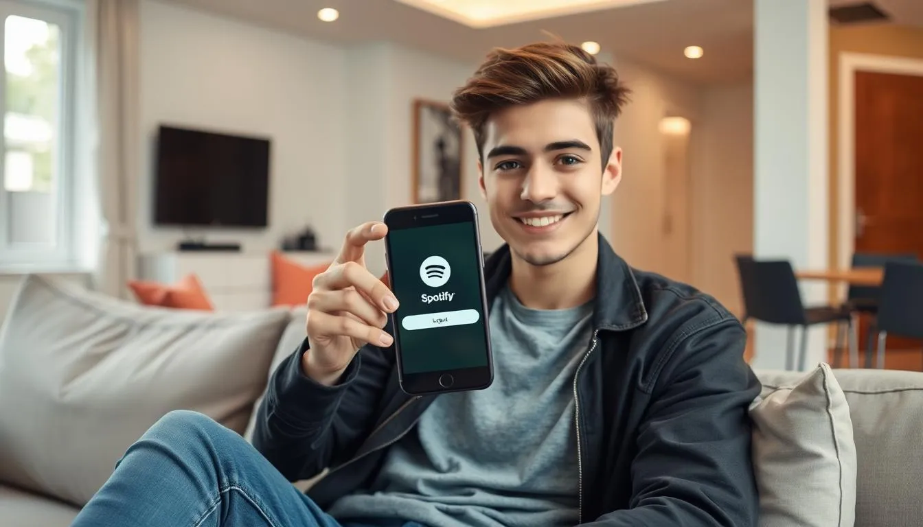 Manfaat Rutin Logout dari Spotify (c) Ilustrasi AI