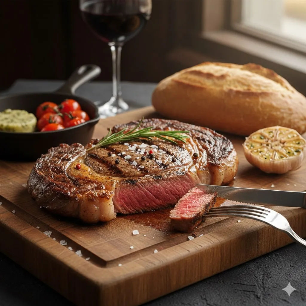 Pengertian dan Pentingnya Etika Makan Steak (c) Ilustrasi AI