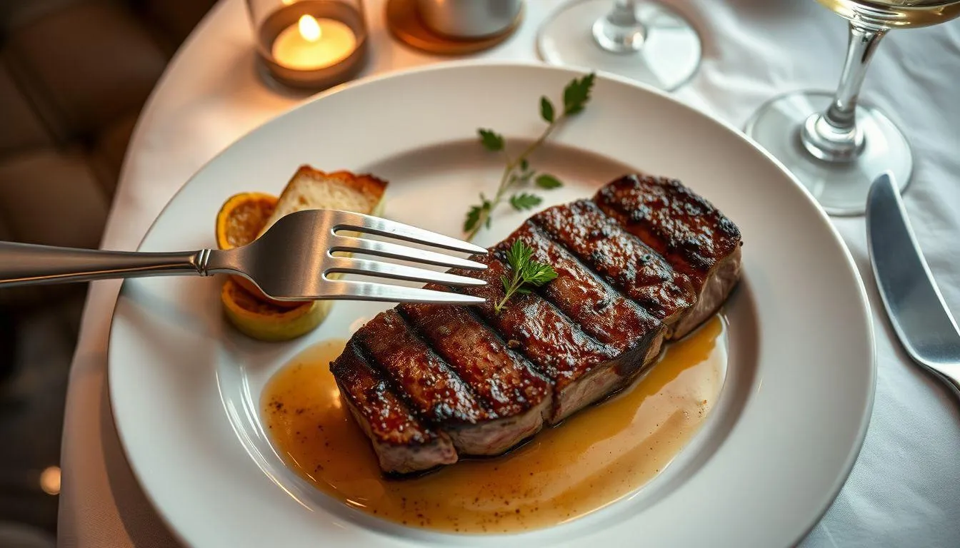 Etika dan Aturan Tambahan Saat Makan Steak (c) Ilustrasi AI