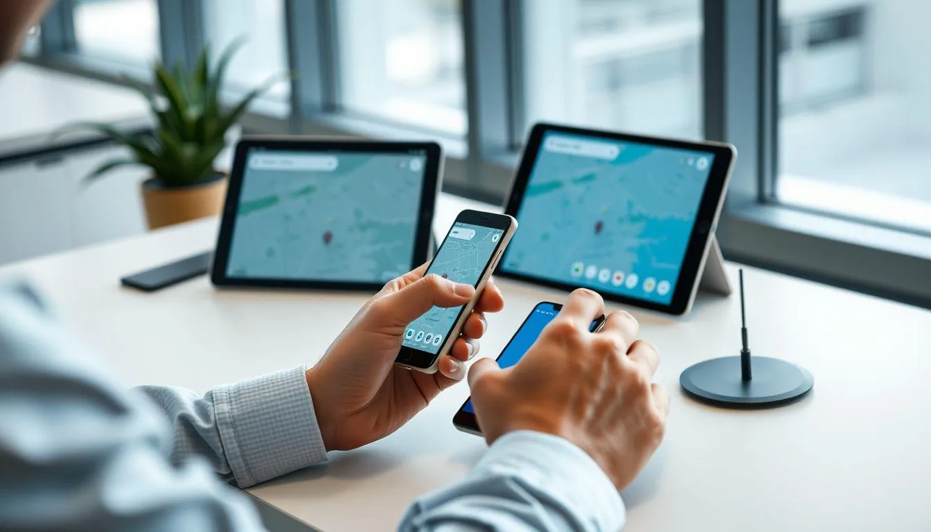 Melacak HP Menggunakan Perangkat Android Lain (c) Ilustrasi AI