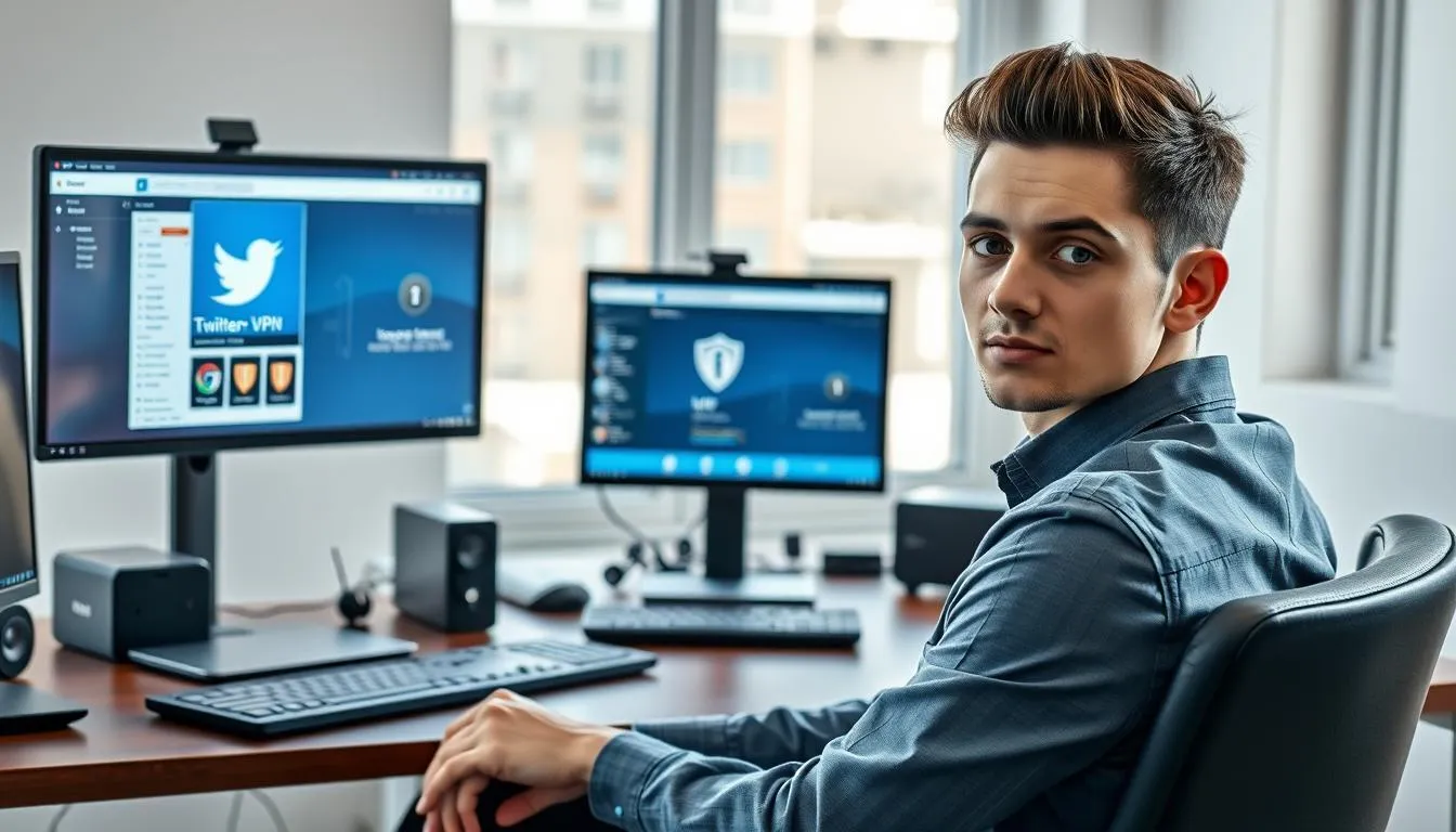 Cara Melindungi IP Address Sendiri di Twitter (c) Ilustrasi AI