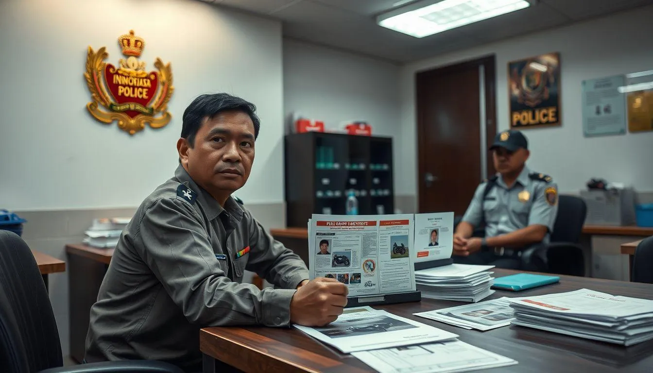 Prosedur Pelaporan Kehilangan Motor ke Kepolisian (c) Ilustrasi AI