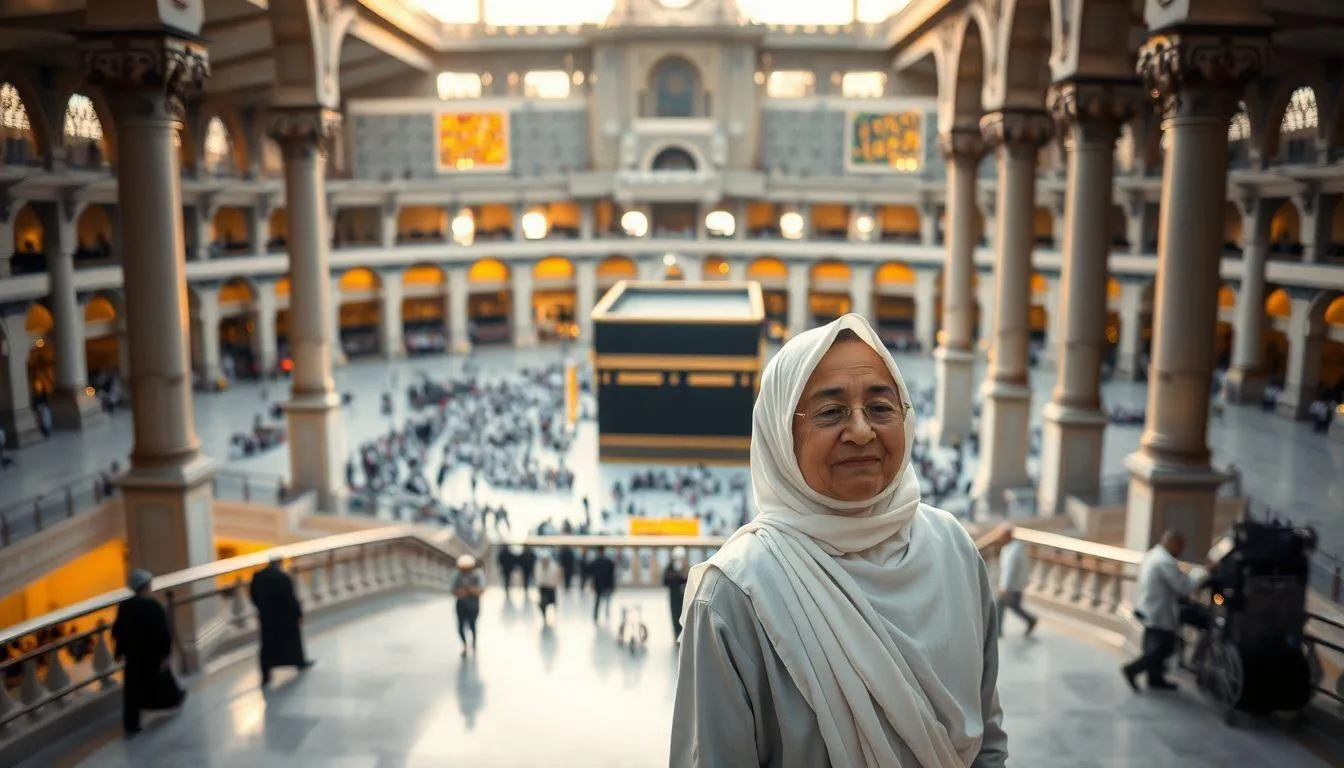 1. Cara Memilih Waktu Terbaik untuk Tawaf dan Sa'i bagi Lansia (c) Ilustrasi AI
