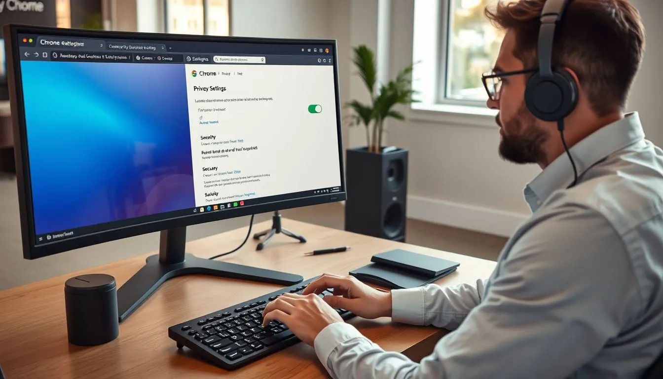 Fitur Auto-Verify Chrome dan Pengaturan Browser (c) Ilustrasi AI