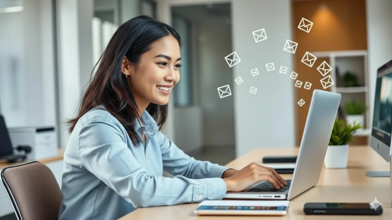 Pengertian Alamat Email di Twitter (c) Ilustrasi AI