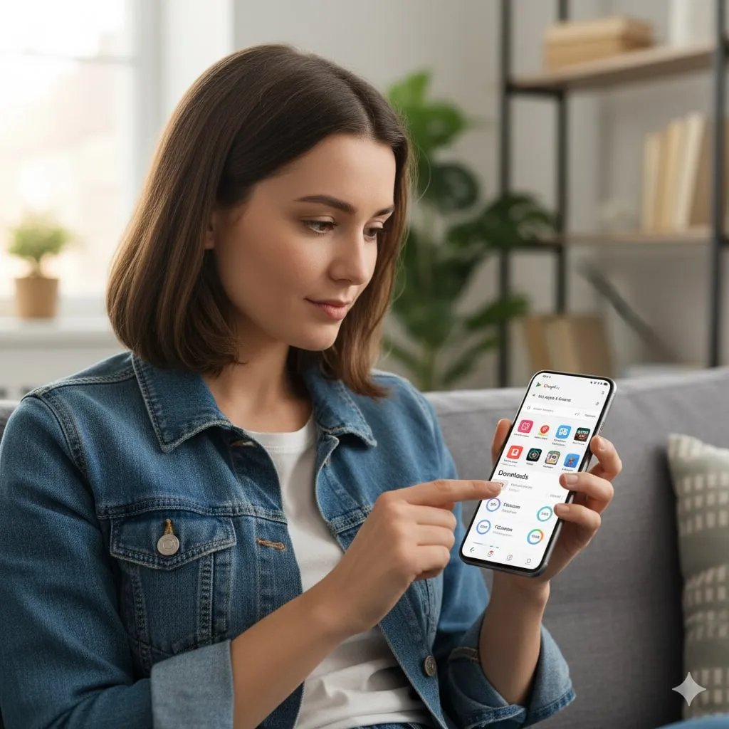Langkah-Langkah Melihat Aplikasi yang Pernah Diunduh (c) Ilustrasi AI