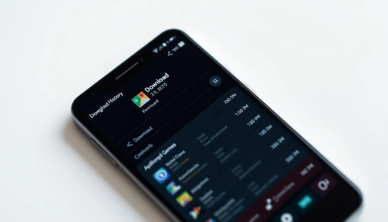 Pengertian Riwayat Unduhan Play Store (c) Ilustrasi AI