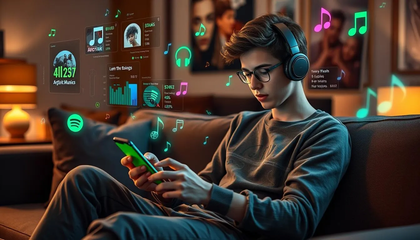 Pengertian Spotify Wrapped (c) Ilustrasi AI