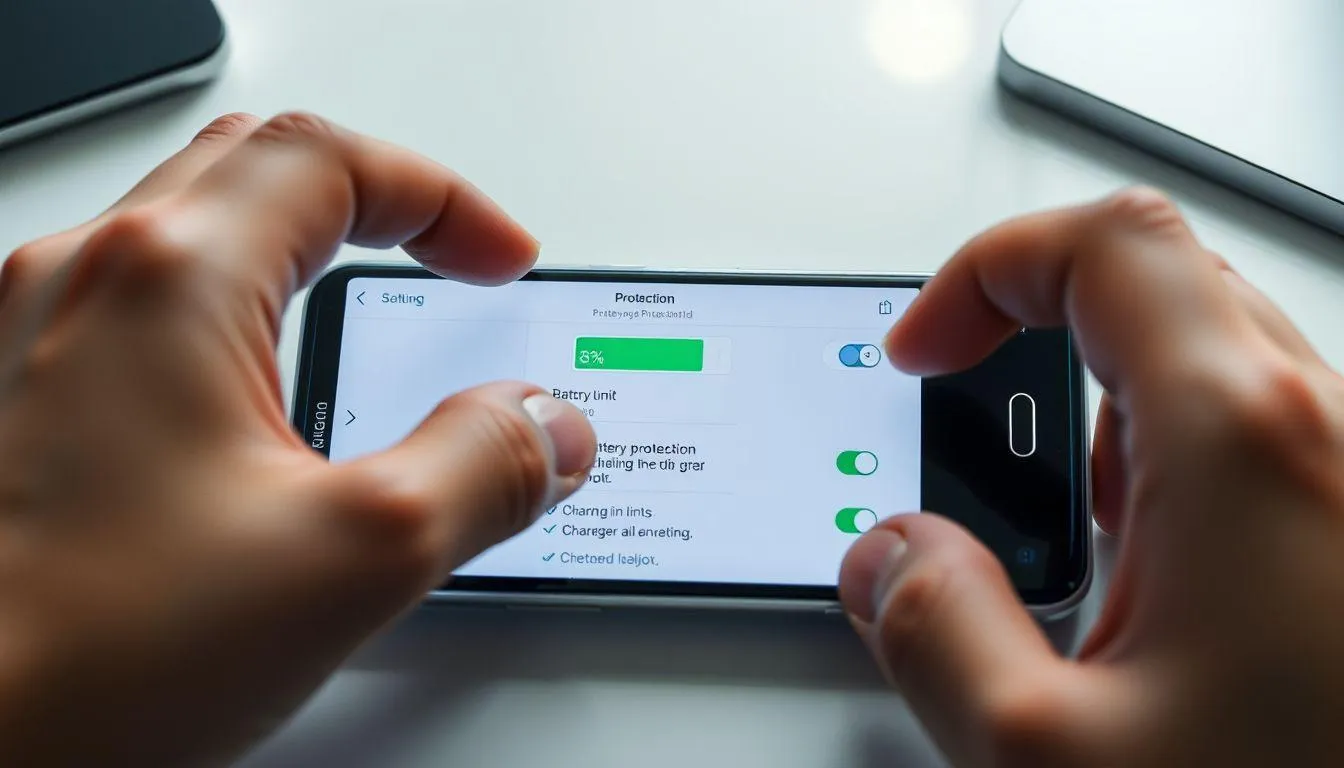 Mengatur Batas Pengisian Daya untuk Melindungi Baterai (c) Ilustrasi AI