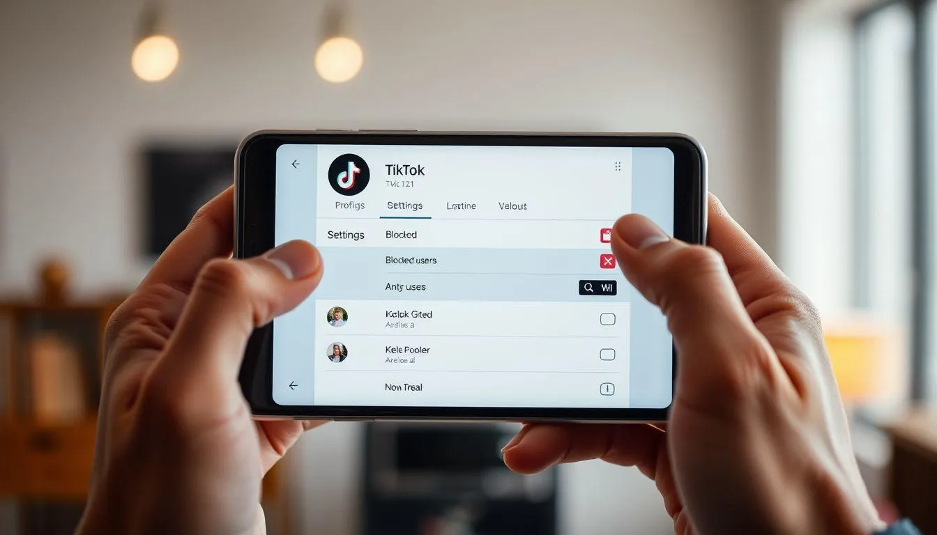 Langkah-Langkah Melihat Daftar Blokir di TikTok (c) Ilustrasi AI
