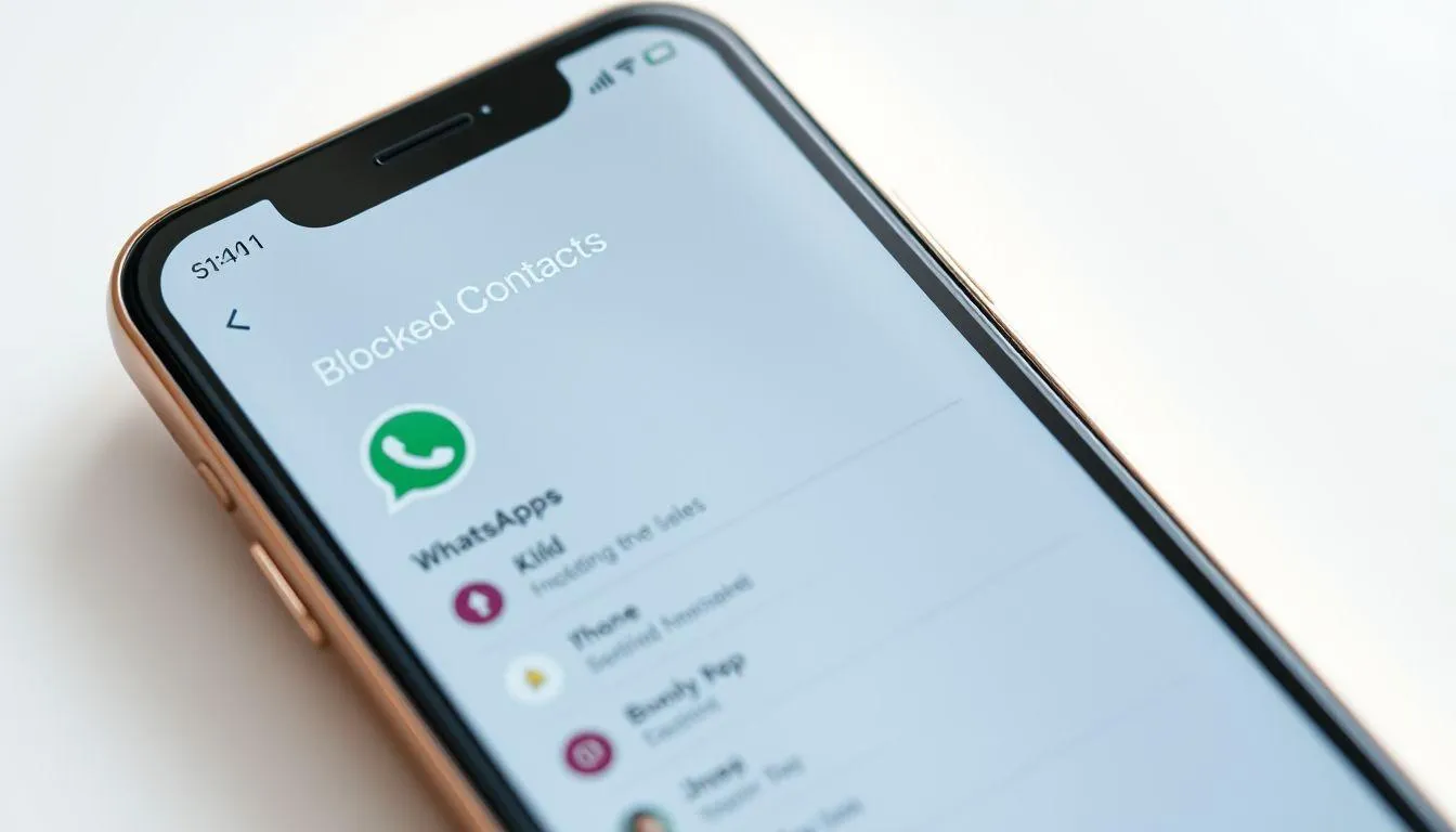 Cara Melihat Daftar Blokir di WhatsApp iPhone (c) Ilustrasi AI