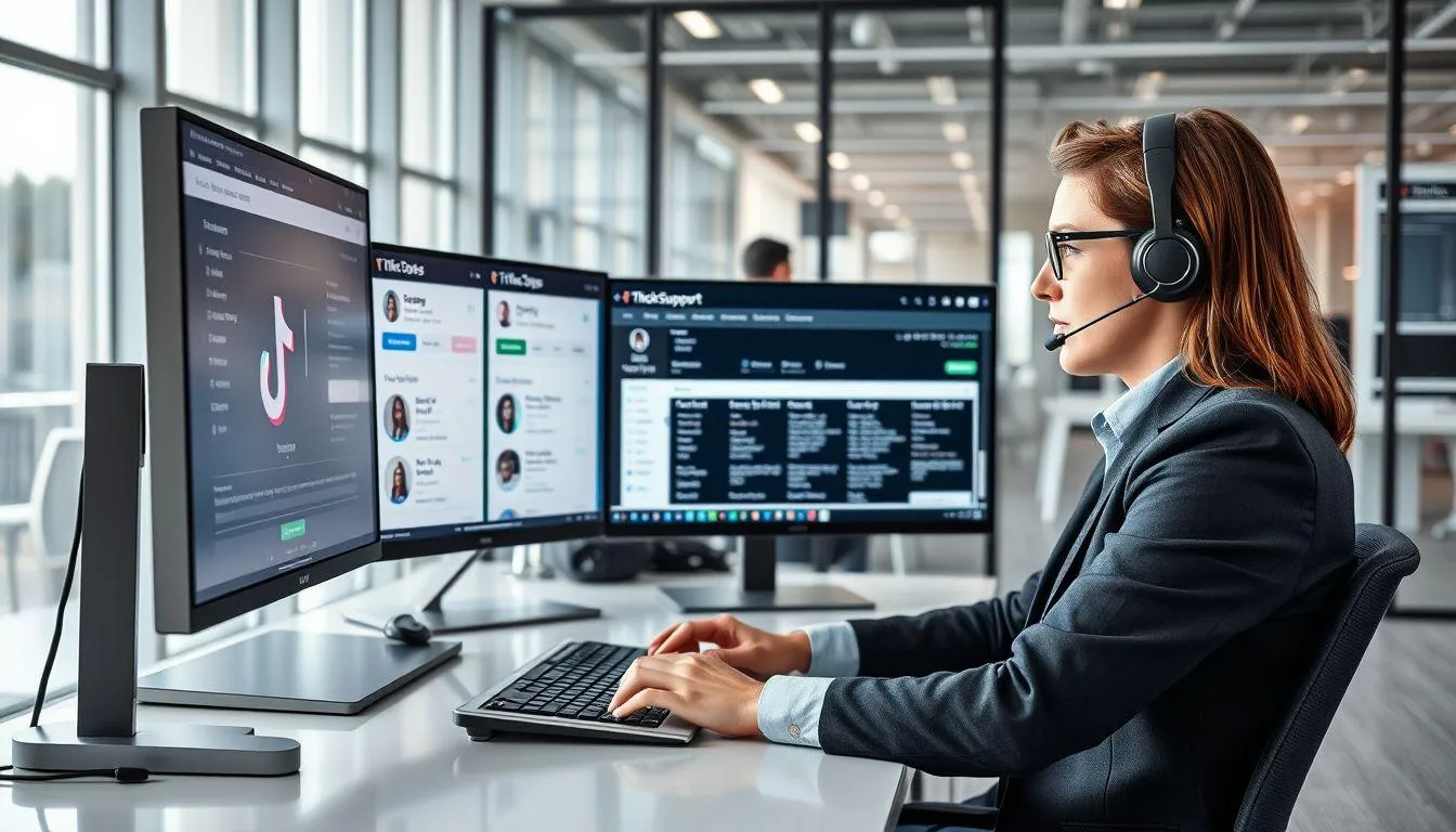 Menghubungi TikTok Support untuk Bantuan Pemulihan (c) Ilustrasi AI